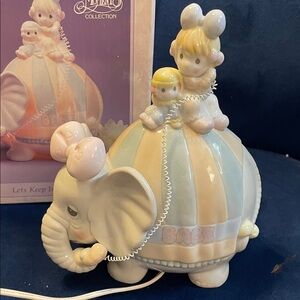 Precious Moments Pastel Elephant Night Light, 1993